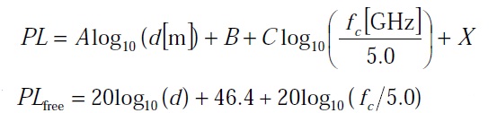 WINNER-II Path Loss Equation WINNER-II Path Loss Equation